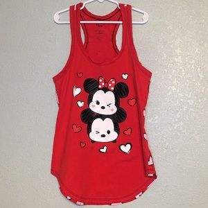 Disney Store Tsum Tsum Mickey & Minnie Top XS